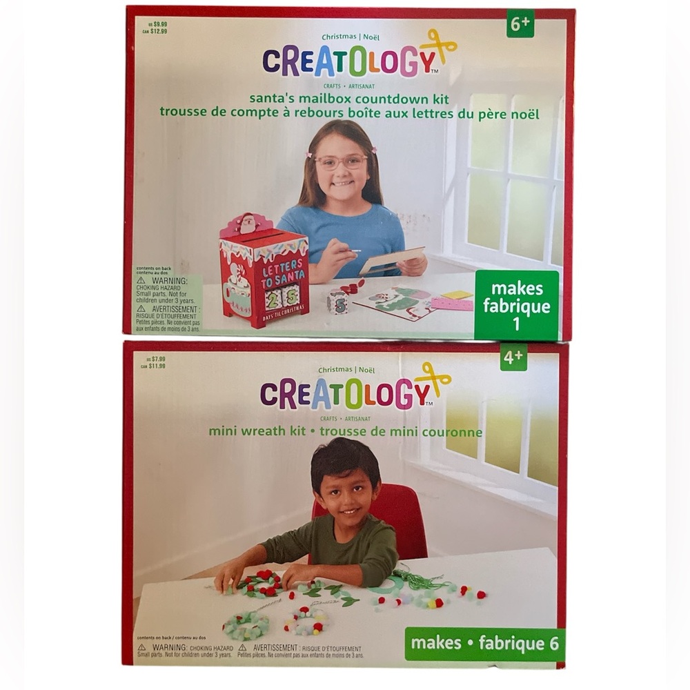Creatology Santa's Mailbox Countdown Kit and Mini Wreath Kit